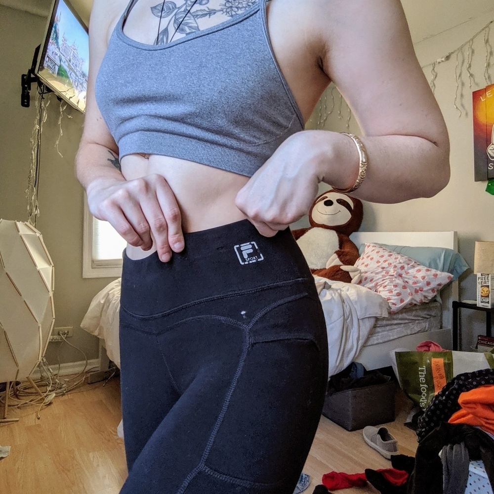 Fila Capri Hidden Pocket Workout Leggings